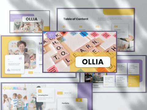 Ollia - Education Presentation Keynote Template DGXV7M2