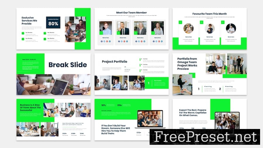 Omega - Business Presentation Keynote Template