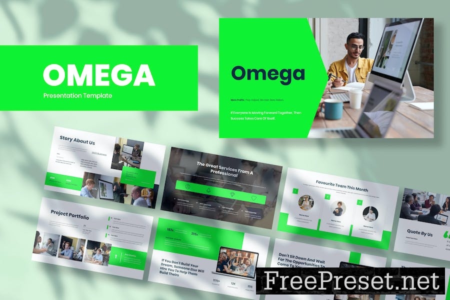 Omega - Business Presentation Keynote Template