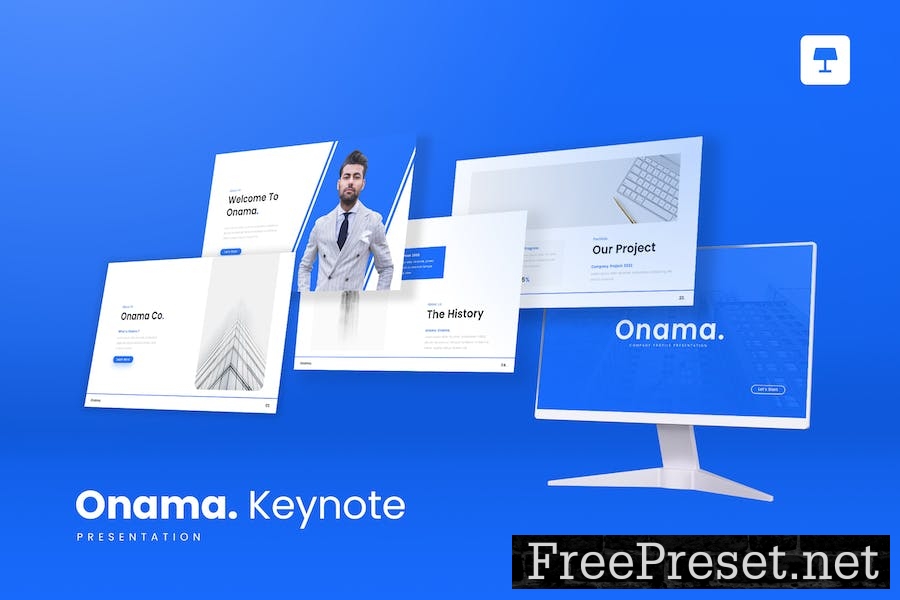 Onama - Company Profile Keynote Template KDSQY29