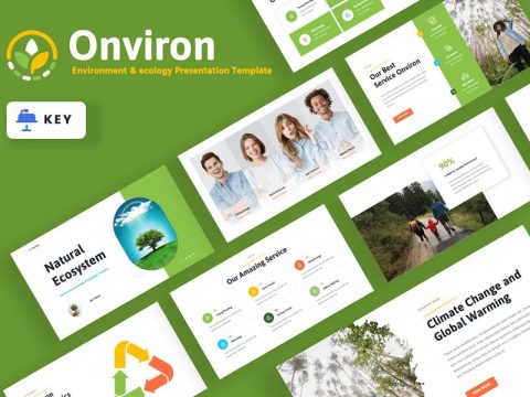 Onviron - Environment & Ecology Keynote Template 6RS7ZGS