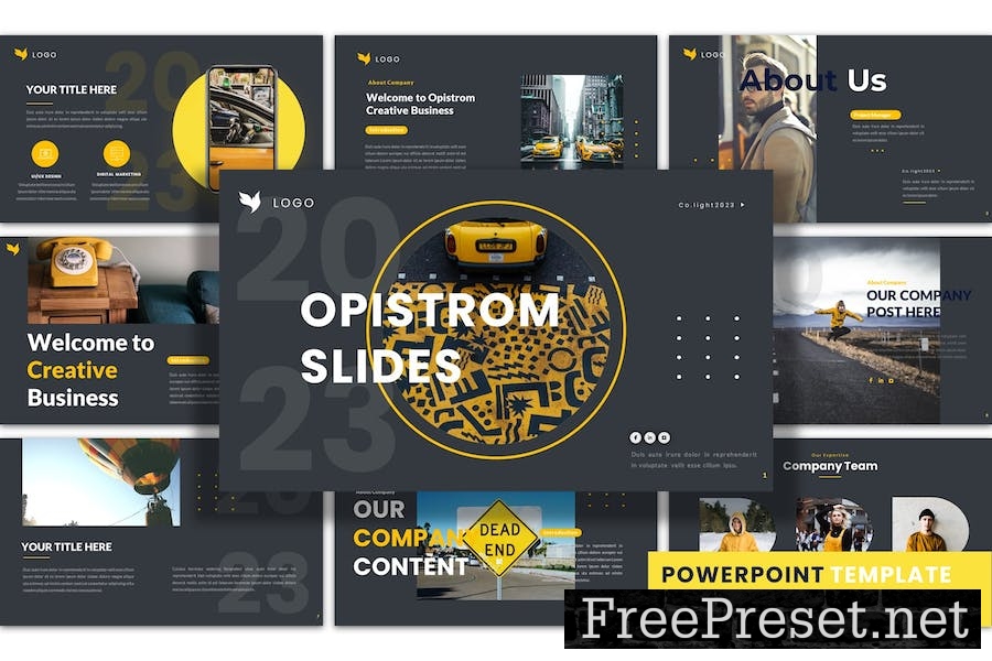 Opistrom - PowerPoint Presentation Template G9LECLP