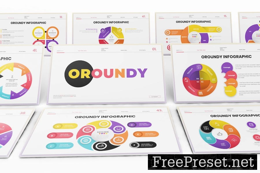 Oroundy Infographic - Presentation PowerPoint KBQEZ8K