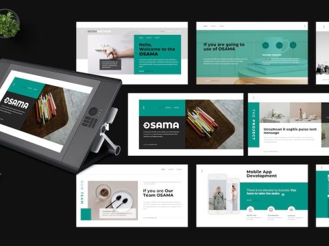 Osama - Powerpoint Template 39HDA95