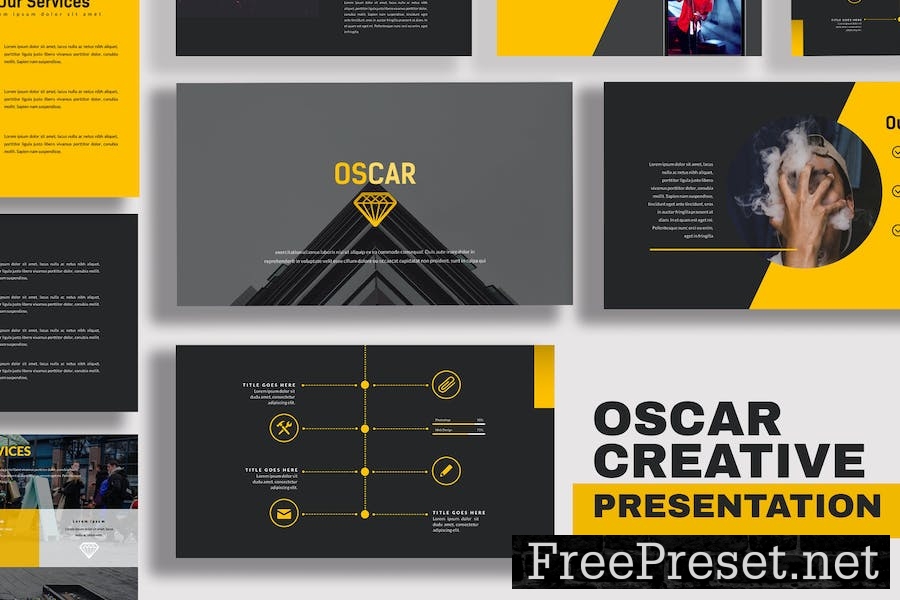 Oscar Creative Powerpoint F4WFDLQ