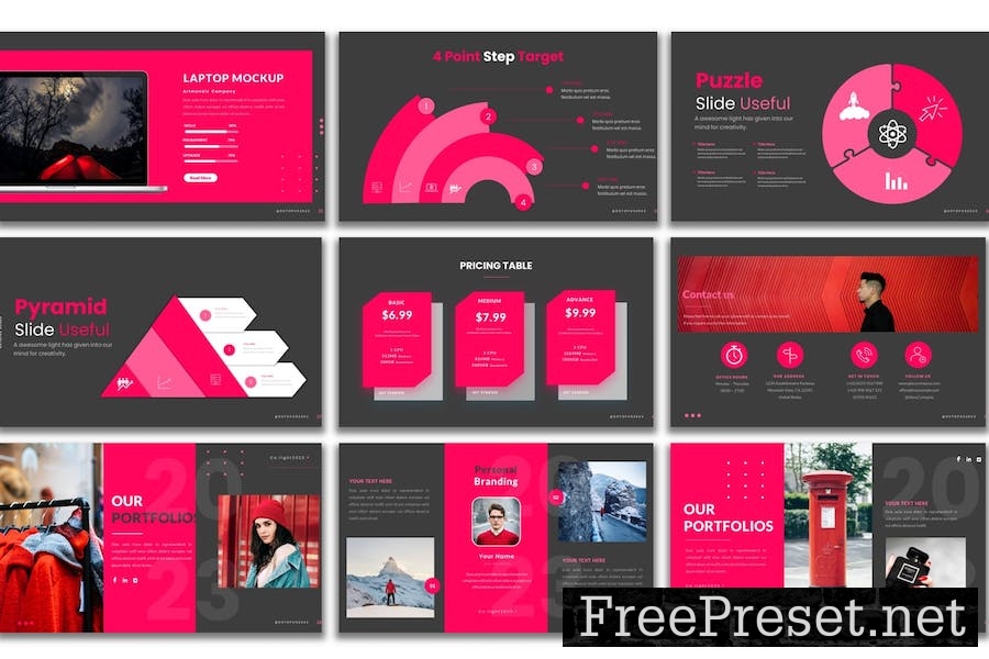 Ostofus - PowerPoint Presentation Template KGKSTYK