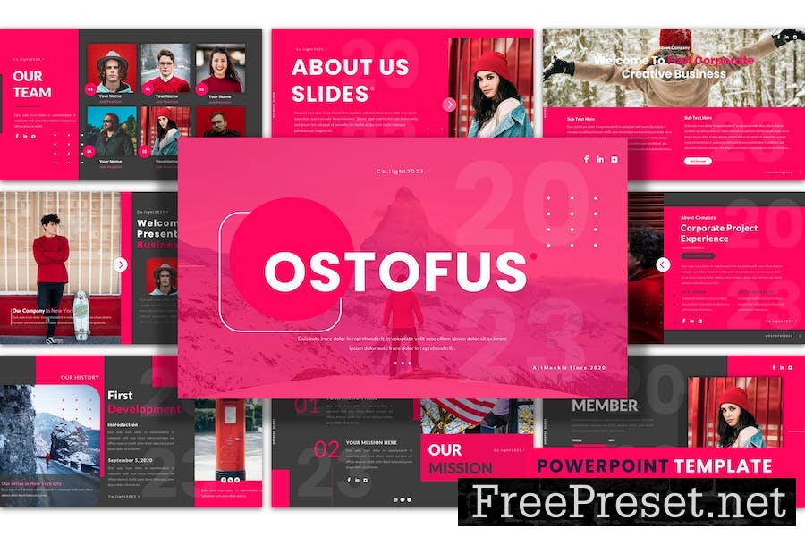 Ostofus - PowerPoint Presentation Template KGKSTYK