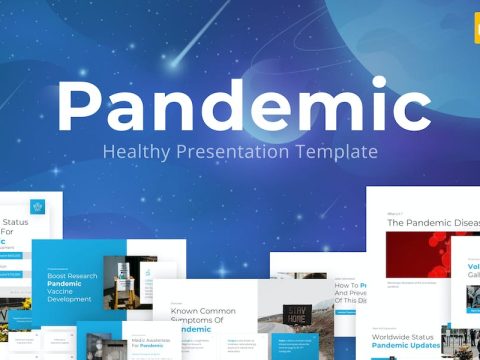 Pandemic Sky Blue Modern Medical Google Slides