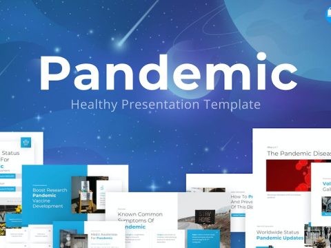 Pandemic Sky Blue Modern Medical Keynote A7PMNB2