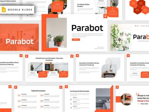 Parabot - Interior Business Google Slides Template D3PVAYH