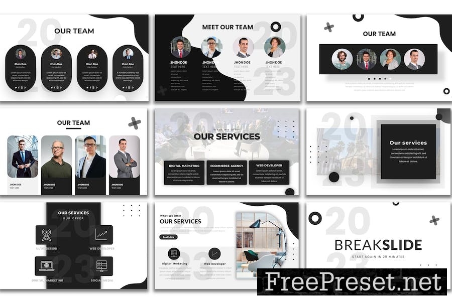 Paradox Life - PowerPoint Presentation Template JLAQWPQ