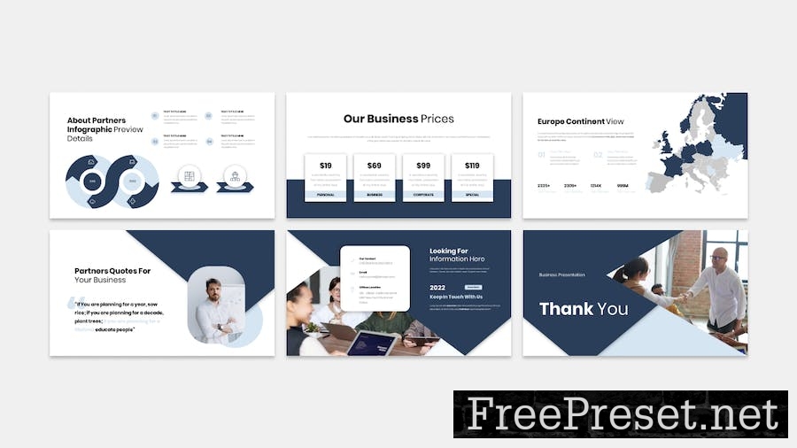 Partners - Business Presentation Keynote Template AZWL468