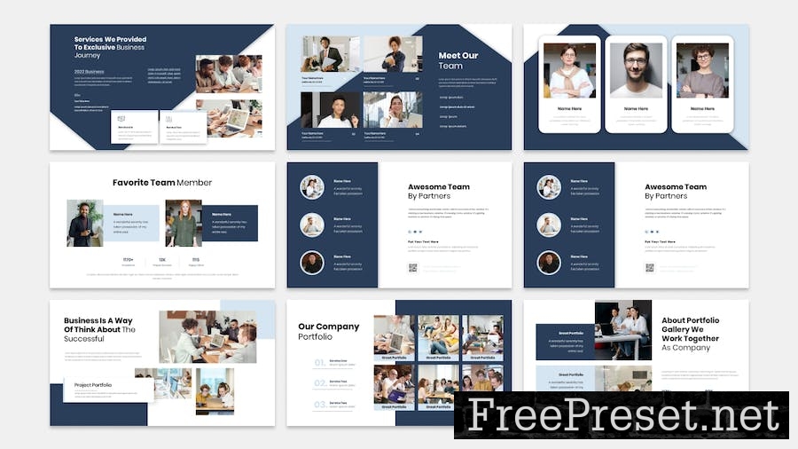 Partners - Business Presentation Keynote Template AZWL468