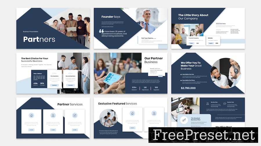 Partners - Business Presentation Keynote Template AZWL468