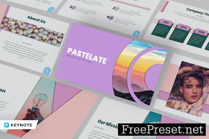 PASTELATE Digital Business Profile Key 002 73GT3R7