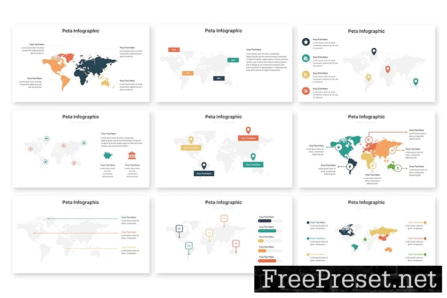 Peta Infographic - Google Slides Template