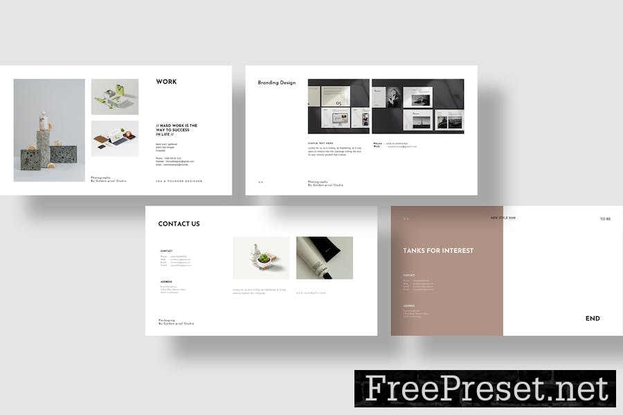 Photography Portfolio Keynote Template ASK75CB