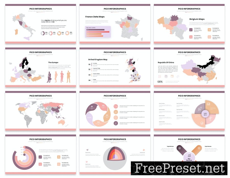 Pico Infographic - Presentation Keynote Template JY92WP7