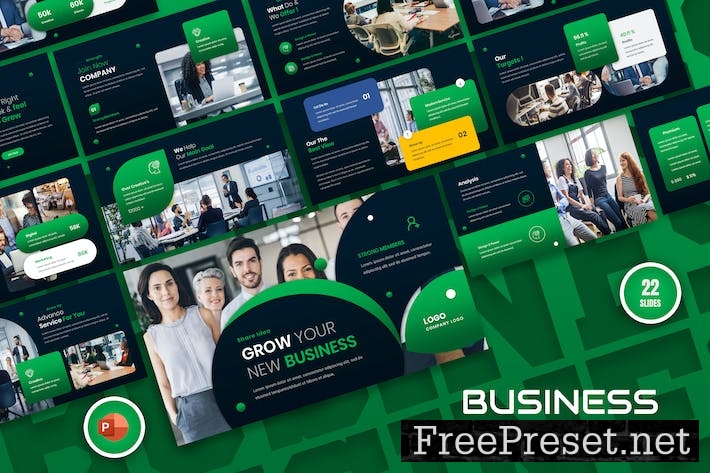 Pik Business PowerPoint Presentation Template 27QX5P2