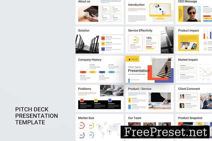 Pitch Deck Google Slides Presentation Template AB79UNE