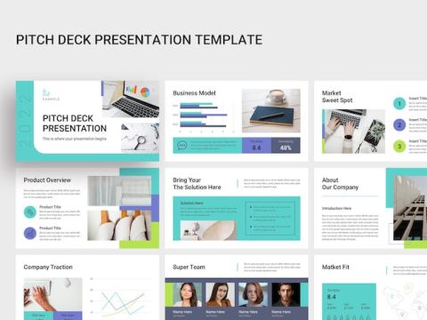 Pitch Deck Google Slides Presentation Template RRFDAH9