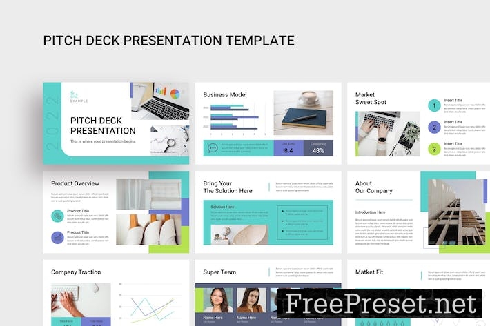 Pitch Deck Google Slides Presentation Template RRFDAH9