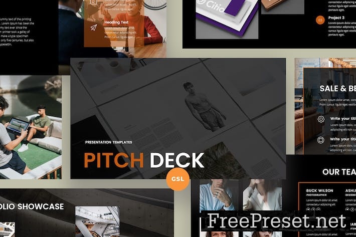 PITCH DECK Google Slides Template 7NSYAU6