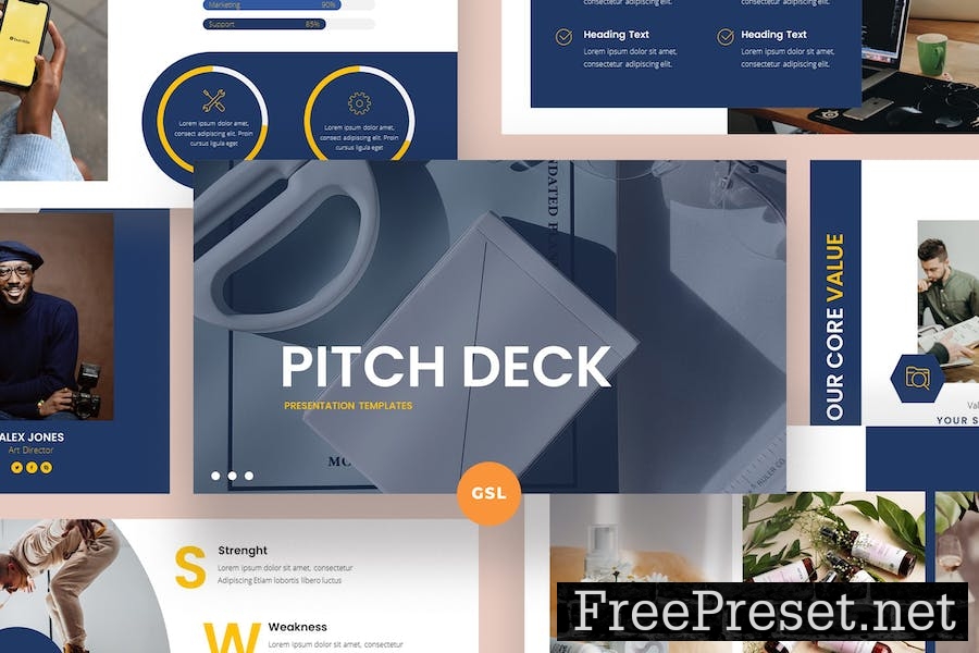 PITCH DECK Google Slides Template