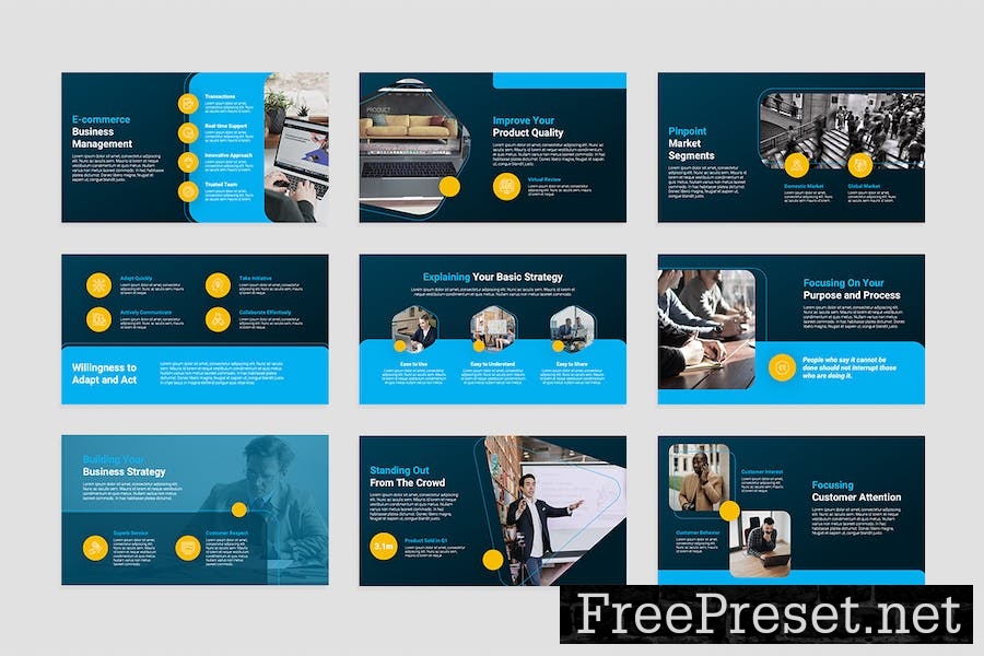 Pitch Deck Keynote Presentation Template LNF3J8J