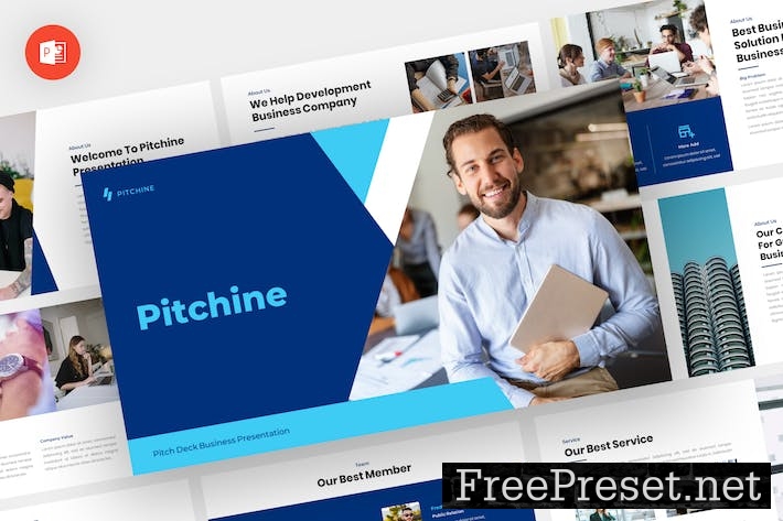 Pitchine - Pitch Deck Powerpoint Template