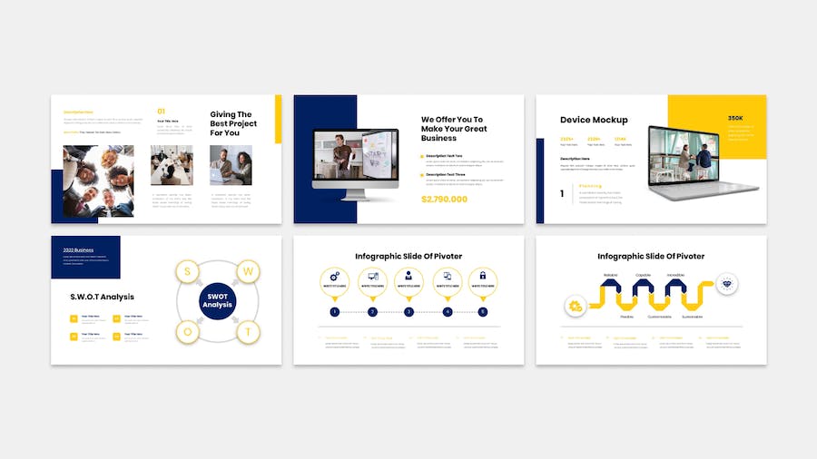 Pivoter - Business Presentation PowerPoint Templat 277WRUJ