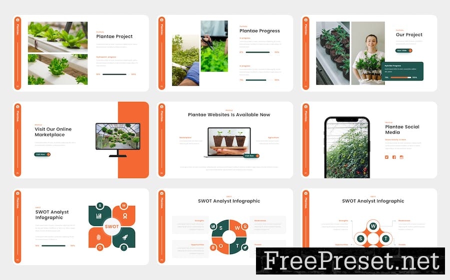 Plantae - Agriculture Google Slides Template