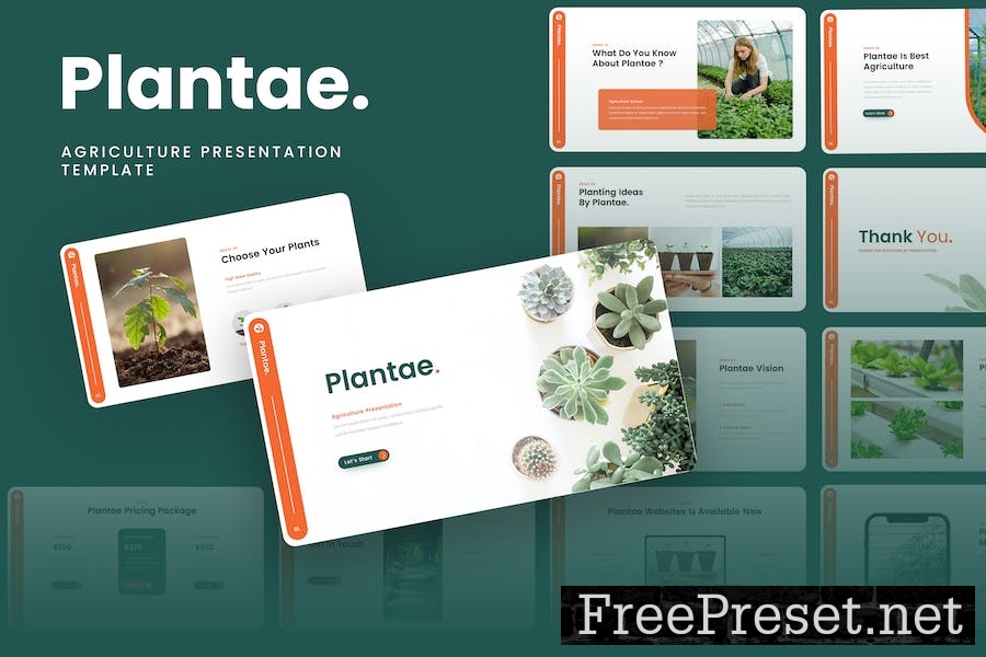 Plantae - Agriculture Google Slides Template