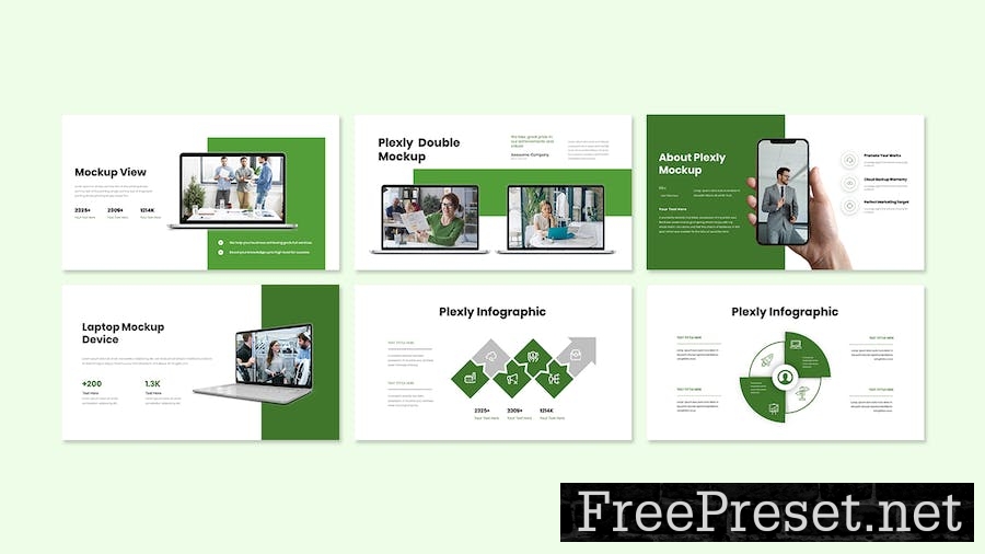 Plexly Business Presentation Google Slide Template