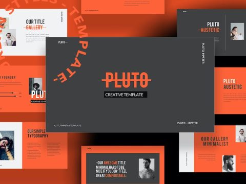 Pluto Google Slides Template 62EZFMN