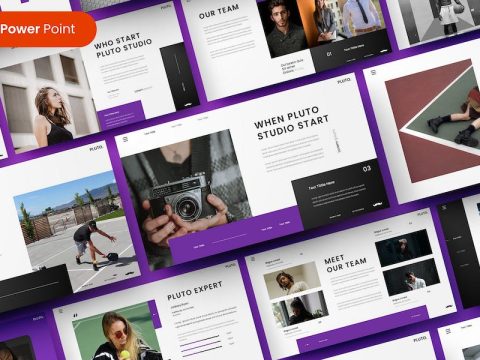 Pluto – Business PowerPoint Template UCA74CX