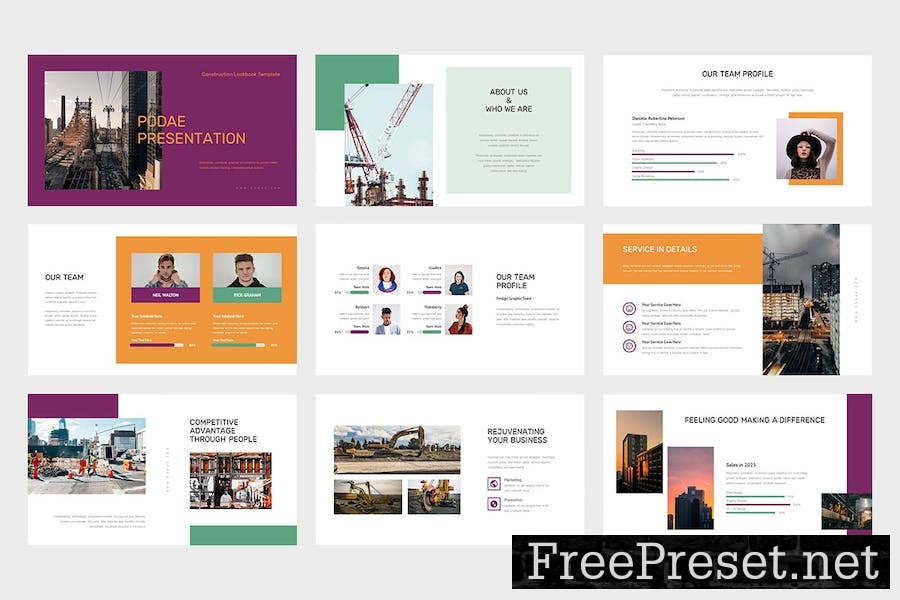 Podae : Construction Powerpoint Template