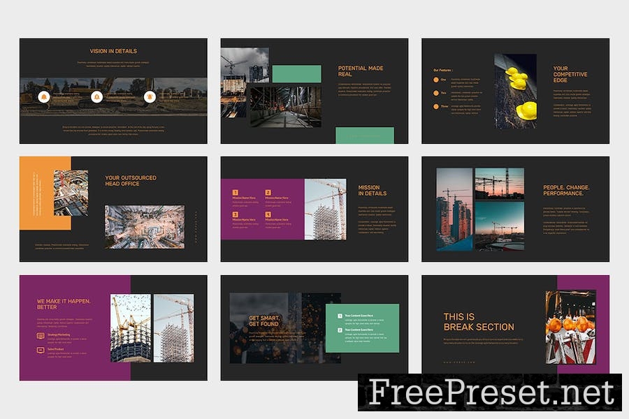 Podae : Construction Powerpoint Template