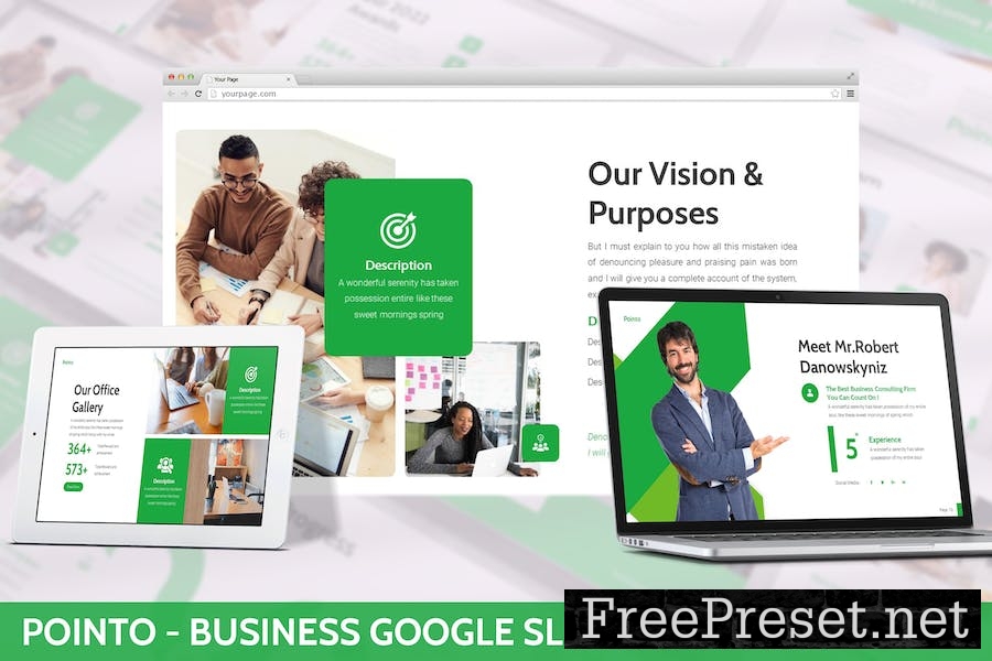 Pointo - Business Google Slide Template ZSBKANE