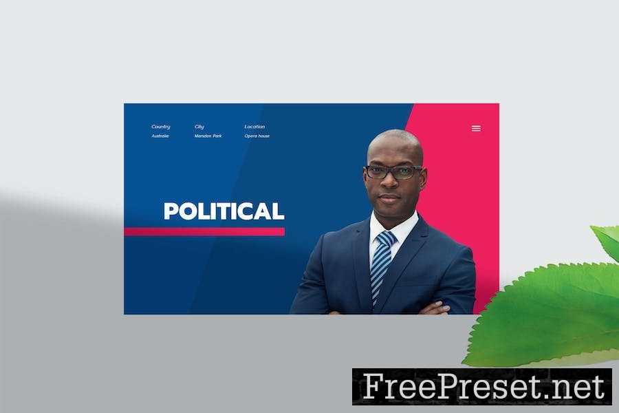 Political - Google Slide Template TKFWC39