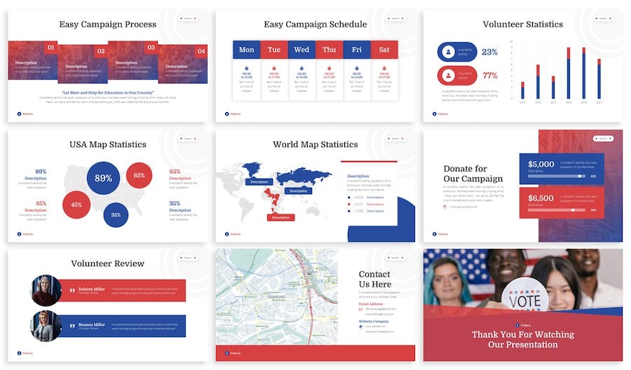 Politicia - Political Google Slide Template 7BRD9AD