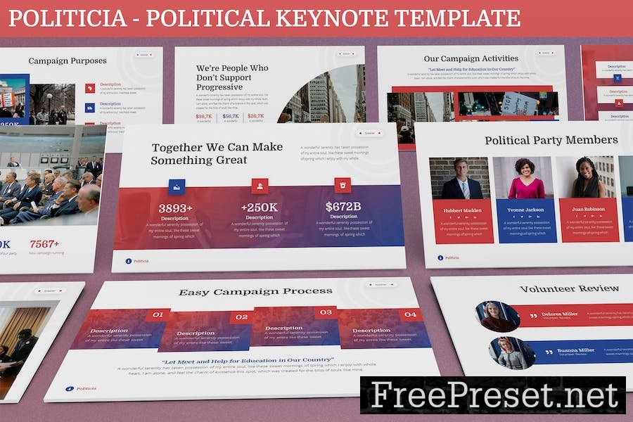 Politicia - Political Keynote Template PZ8FYRA