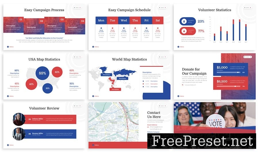 Politicia - Political Powerpoint Template Z9EG2WN