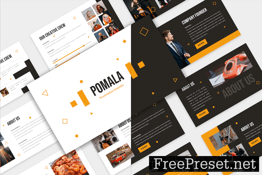 Pomala - Creative PowerPoint Template VMN5KFE