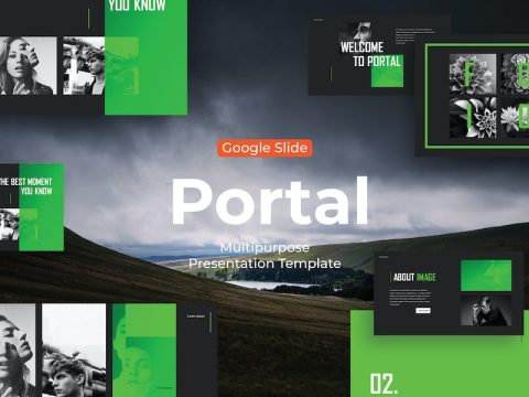 Portal - Google Slide Template 4DDJLKS