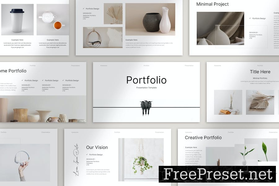 Portfolio Presentation Template AK4YGEC