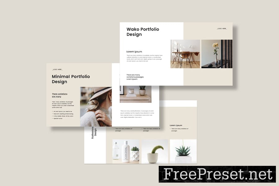 Portfolio Presentation Template EKQ92E8