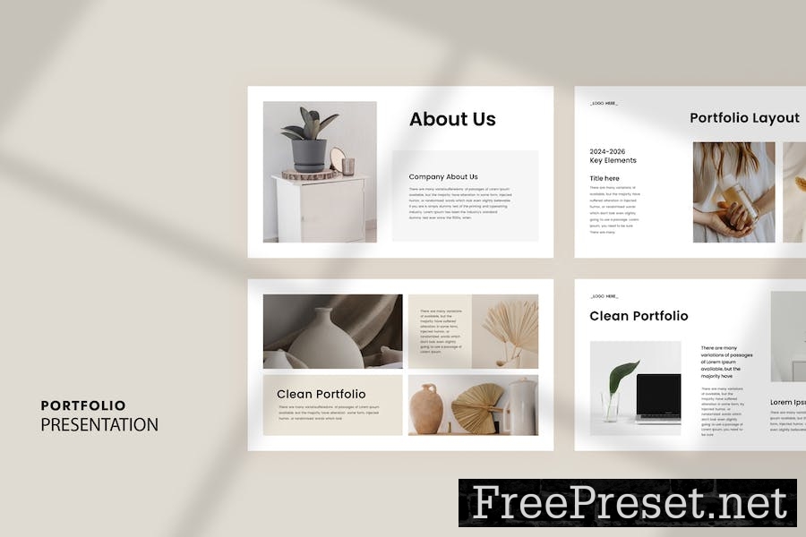 Portfolio Presentation Template EKQ92E8