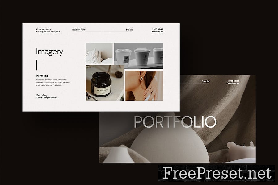 Portfolio & Resume Keynote Template AFZPC7H