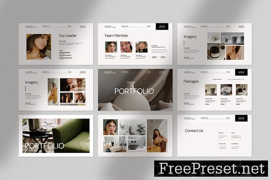 Portfolio & Resume Keynote Template AFZPC7H